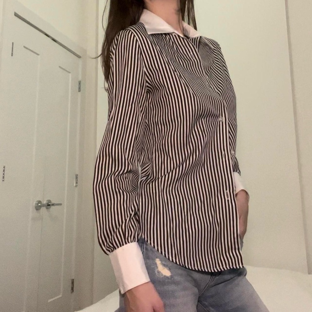 Vintage Striped Blouse - Picture 5 of 8